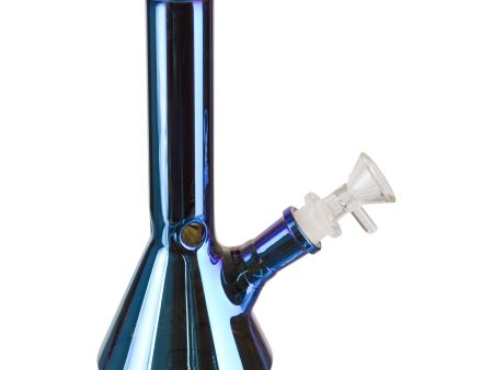 Colored Reflective Beaker Bong on Sale