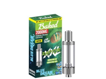 Baked RAPTOR D8 D10 Cartridge - 2000mg Online