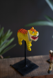 Painted Wooden Animals on Metal Stands Cheap