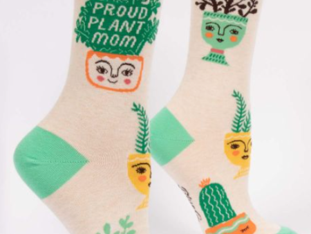 Proud Plant Mom Women s Crew Socks Online