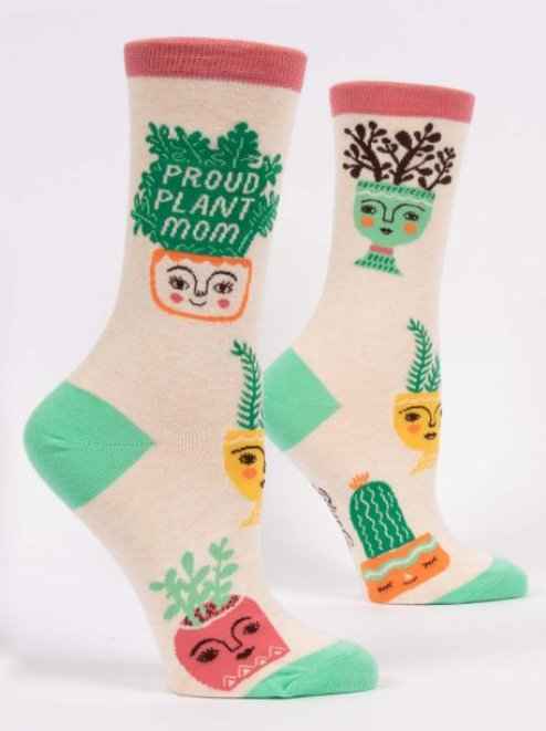 Proud Plant Mom Women s Crew Socks Online