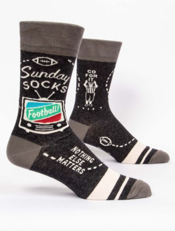 Sunday Football Men s Crew Socks Fashion