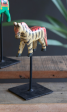 Painted Wooden Animals on Metal Stands Cheap