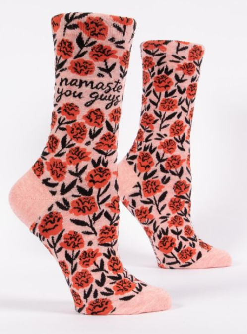 Namaste You Guys Women s Crew Socks Hot on Sale