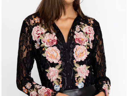 Veronne Lace Slip Blouse Discount