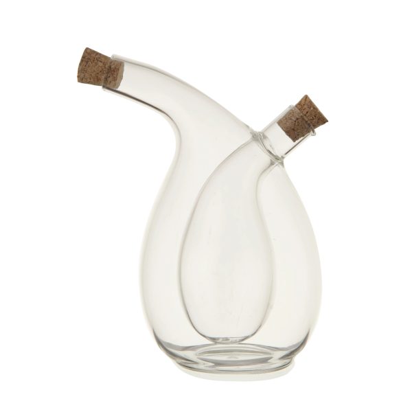 Nero Oil and Vinegar Cruet with Cork Stoppers Discount