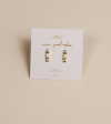 Bar Opal Stud Earrings For Discount