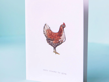 Zero Clucks to Give Greeting Card For Discount