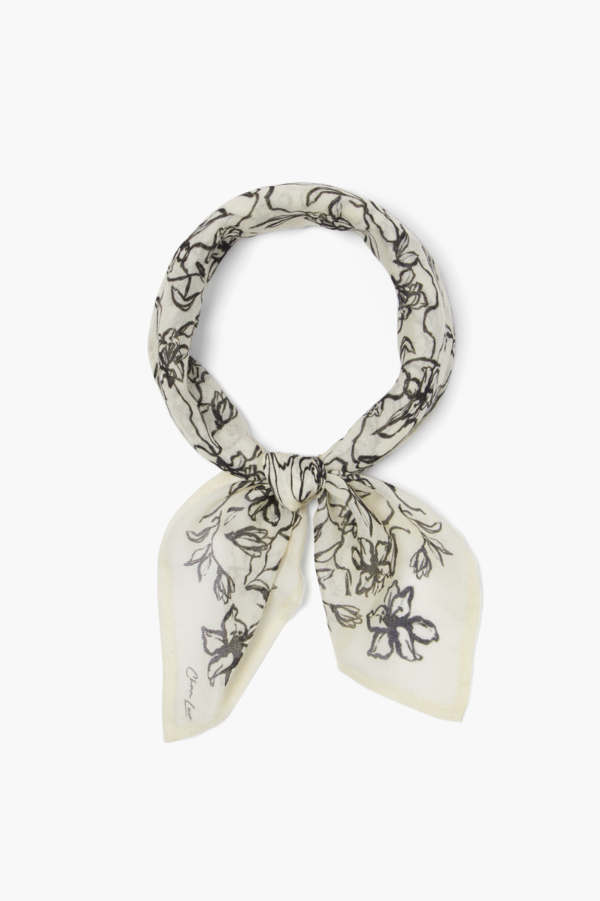 Chan Luu Abstract Floral Handkerchief Online now