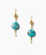 Stone and Pearl Drop Earrings For Discount