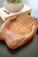 Carved Wood Open Hands Tray Cheap