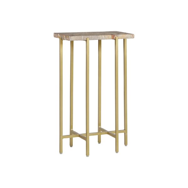 Sierra Marble and Iron Side Table Online Sale